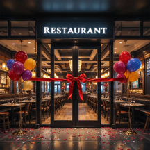 Restaurant Grand Opening Invitation