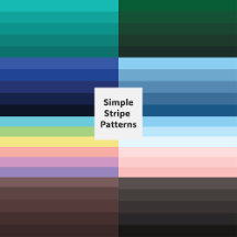 Simple Stripe Accessories 