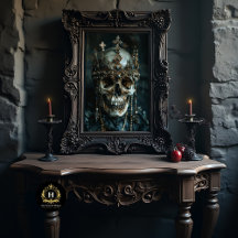 Forgotten Royalty - Skull Decoupage Tissue Paper