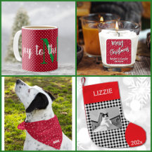 Christmas Holidays Home ·  Red and White