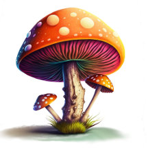 Orange Amanita Muscaria 