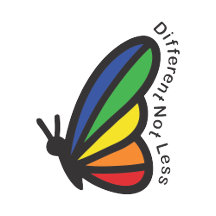 Autism Different Not Less ASD Butterfly Gift Wraps