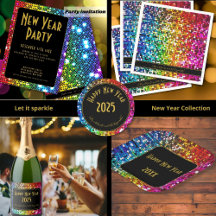 Sparkling Sequins Gold and Black Party Supplies