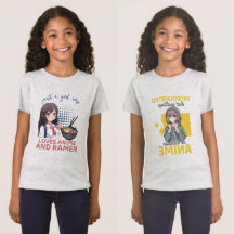 Girls Anime T-shirt Collection