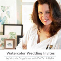 Watercolor Wedding Invitations