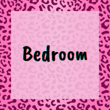 Stylish Pink Leopard Print - Bedroom