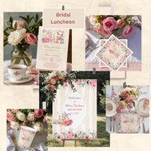 Vintage Elegant Tea Party Bridal Shower