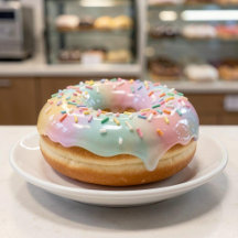 Pastel Resin Glassy Donuts