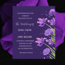 Plum Purple Elegant Wedding Collection