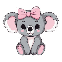 Adorable Pink Baby Koala Bear Collection