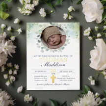 Baptism Invitations by 3Cattails