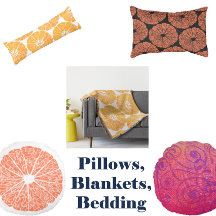 Pillows, Blankets, Bedding
