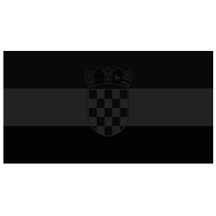 Croatia Flag Blackout/Stealth Edition