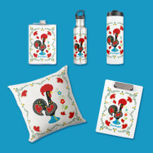 Traditional Rooster of Portugal in black - Gifts