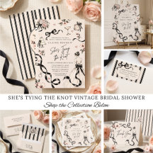 She's Tying the Knot Vintage Bridal Shower