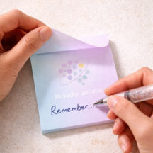 Autism Office School Stationery Post‑its, Sticker