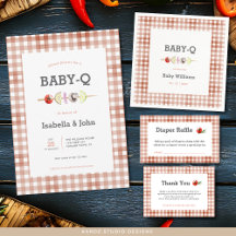 Baby-Q Barbecue Baby Shower Suite