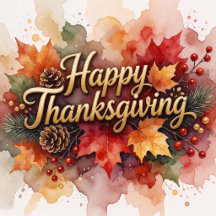 Autumn Gold Modern Thanksgiving Collection