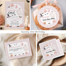 Spooky Ghost Halloween Birthday