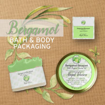 Homemade Bath + Body Packaging Labels : Bergamot