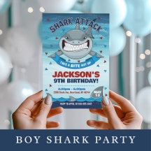 SHARK UNDER THE SEA BOYS BIRTHDAY PARTY
