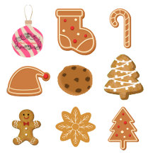 Christmas ginger bread house family!