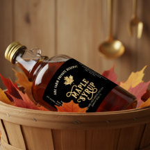 Maple Syrup Label