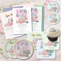 Spa Baby Shower - Girl