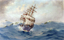 Vintage Sailing Ship Lamps