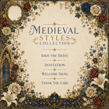 Medieval wedding collection styles