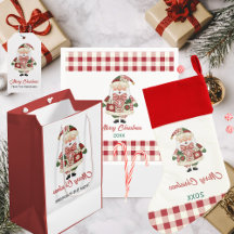 Personalized Christmas Santa Birthday Party 