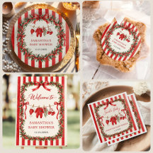 Santa Baby Winter Christmas Baby Shower