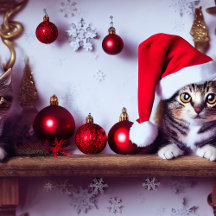 Holiday Shelf Kitty