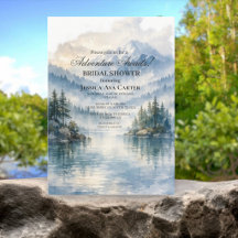 Mountain Lake Adventure Bridal Shower 