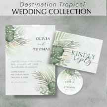 Tropical Destination Wedding Collection
