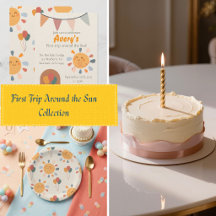Boho First Trip Around The Sun Birthday Party