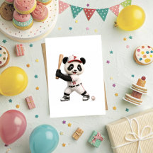 Cute Baseball Panda 