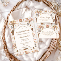 Autumn Woodland Baby Shower