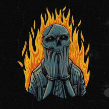 T-shirt design with awesome illustration