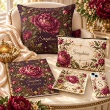 Divine Feminine | Burgundy Peony Personalized Gift
