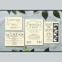 Handwritten Simple Wedding Suite