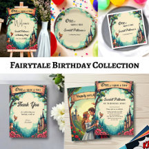 Enchanted Forest Woodland Fairytale 1st Birthday