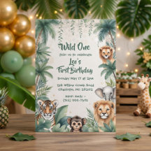 Jungle Safari Animals Birthday Party