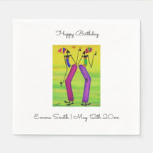 PAPER NAPKINS AND FAVOR BOXES