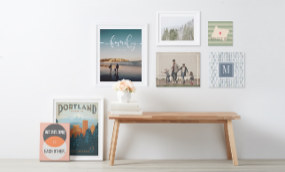 Show your creativity and imagination by customising your own wall art!