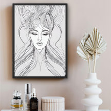 Minimalist Line Art Prints – Modern Wall Decor