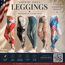 Stars, Stripes & Summer Leggings