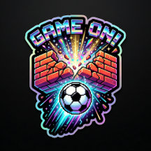 Retro Game Soccer Sparkle Hats