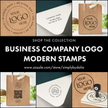 Business Company Logo Modern Stamps