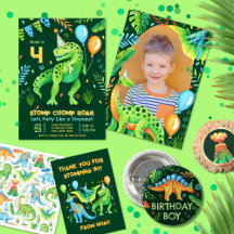 Jurassic Dinosaurs Boys Birthday Party